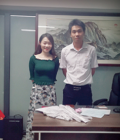 感謝門窗行業黃總對華企立方一直以來的支持和信任